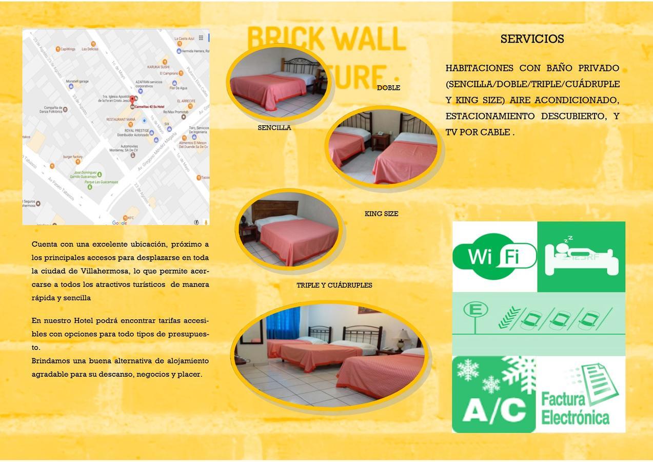 Hotel Carmelitas 42 Villahermosa Εξωτερικό φωτογραφία